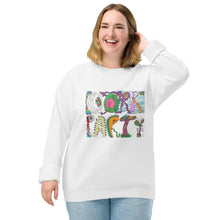 Load image into Gallery viewer, Dork Party Logo #1 Unisex organic raglan sweatshirt
